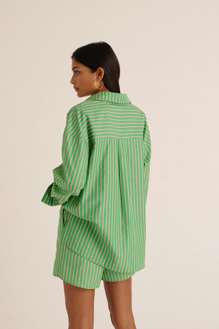 Chemise Hector rayures vert et orange – Image 4