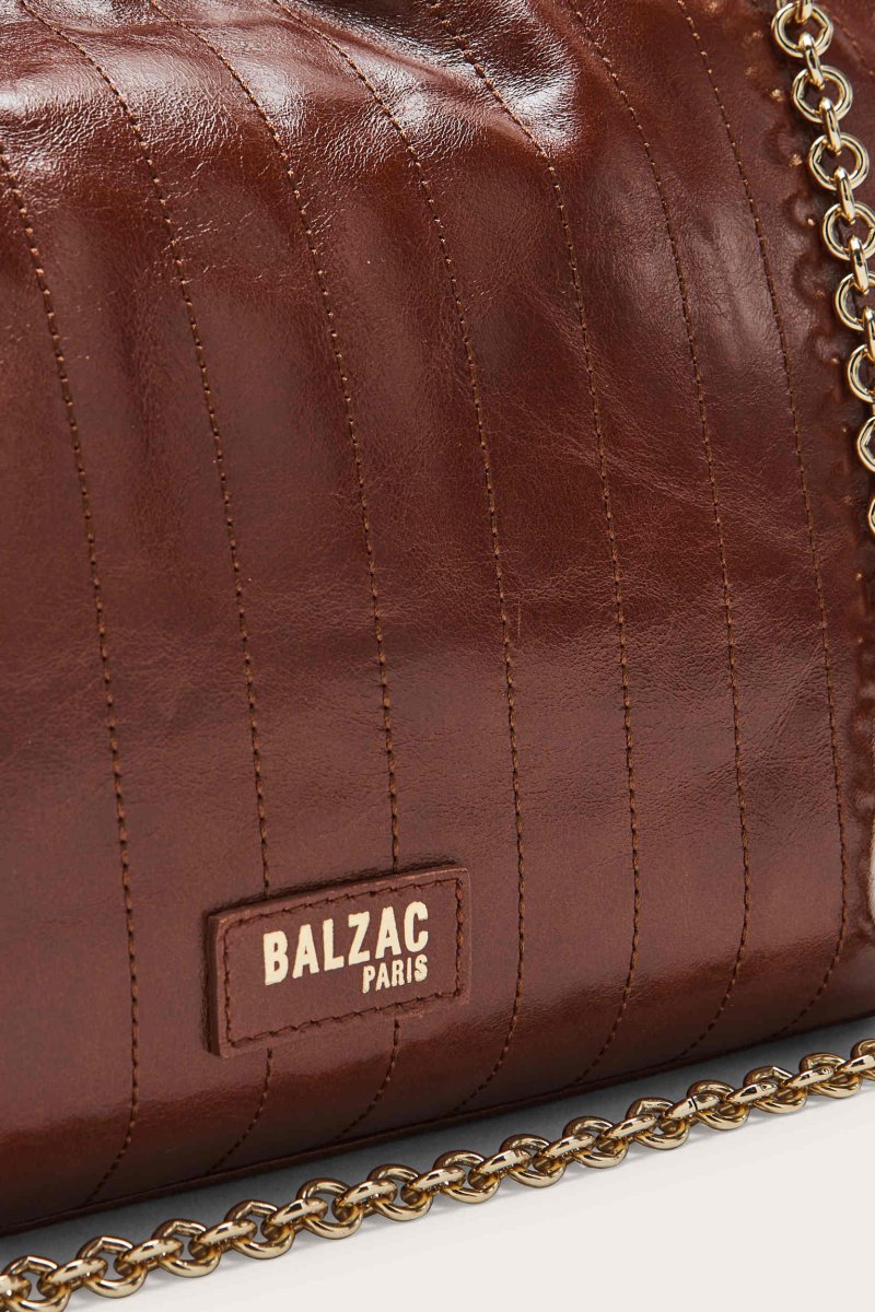 Sac Amaïa froissé noisette – Image 4