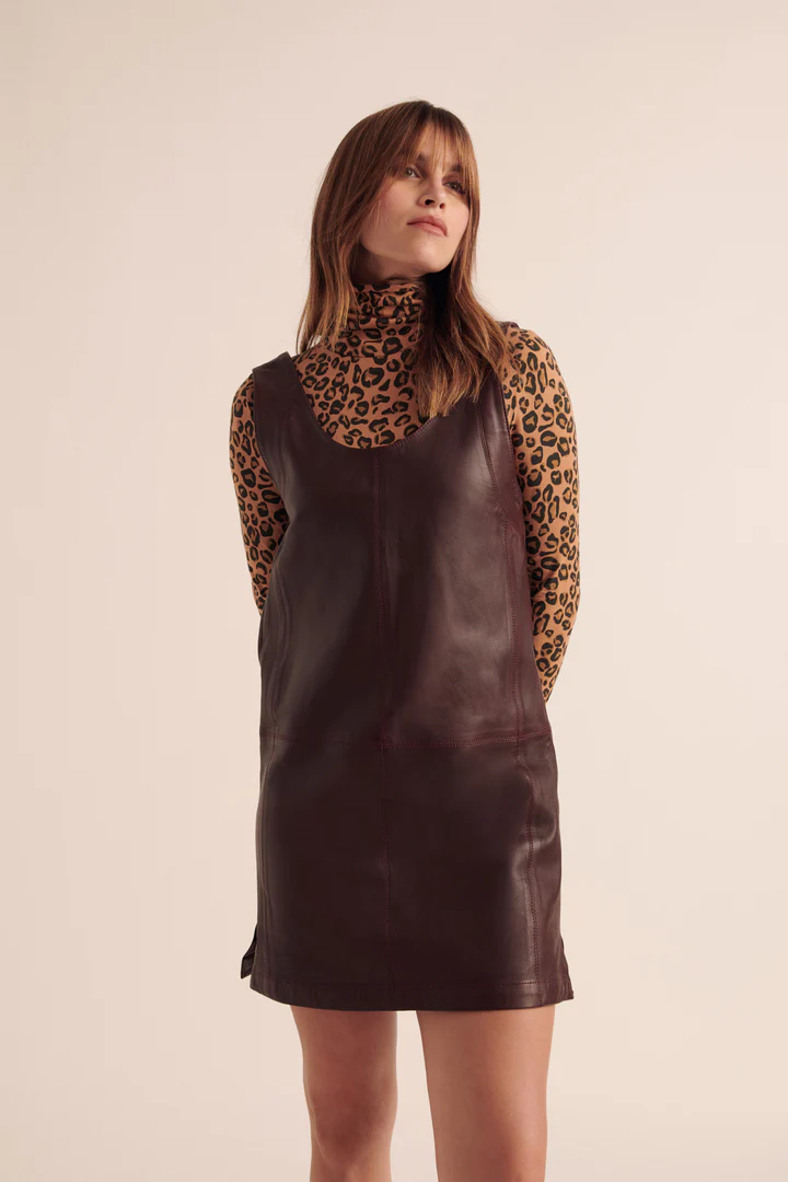 Robe chasuble Dona bordeaux – Image 2