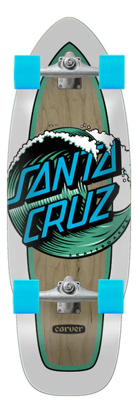 SANTA CRUZ SURFSKATE COMPLET WAVE DOT CUT BACK 9.75 X 29.95 – Image 2