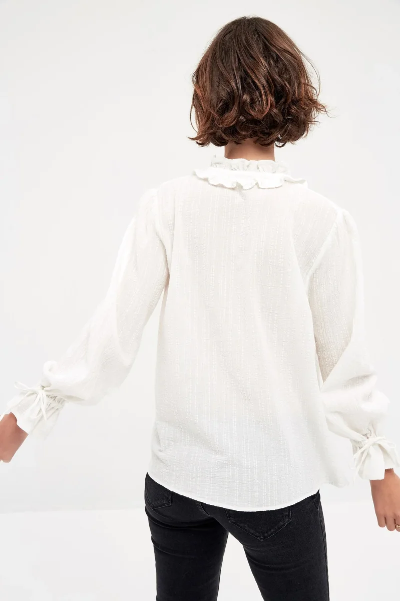 Blouse Soline blanche – Image 7